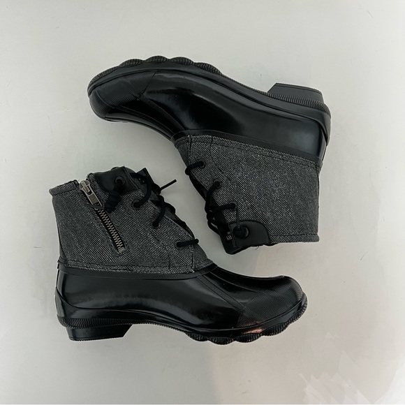 SPERRY TOP-SIDER Black Syren Gulf Cheetah Duck Boot - New In Box - Reemoly - Picture 14 of 16